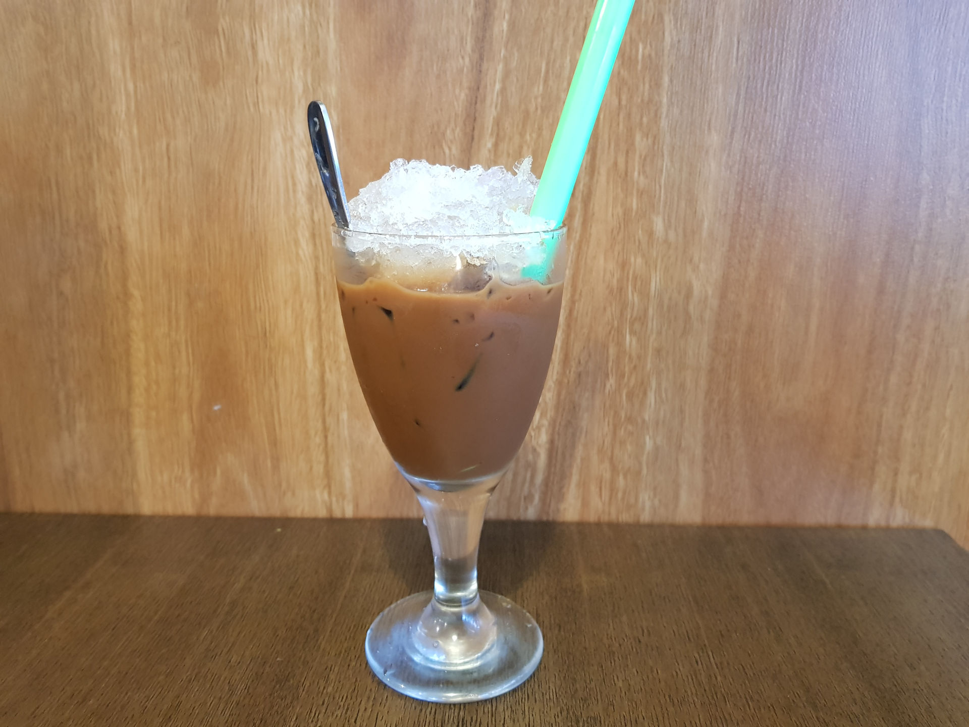 Vietnamese ice milk coffee