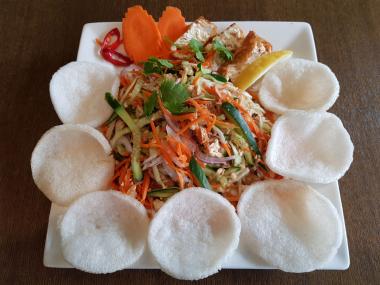 Vegetarian Salad with Tofu