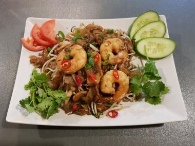 Stir fry seafood and tapioca noodles - Hủ Tiếu Xào Đồ Biển