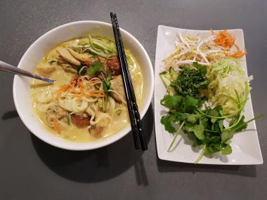 Chicken Coconut Curry Noodles