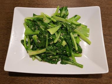 Stir-fried Bok Choy &amp; Choy Sum with Garlic