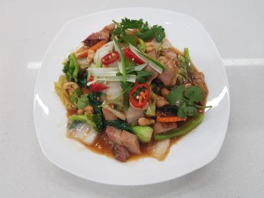 Pork Vegetables Cashews