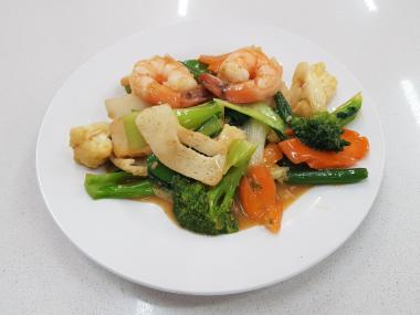 Mixed Seafood with Sate